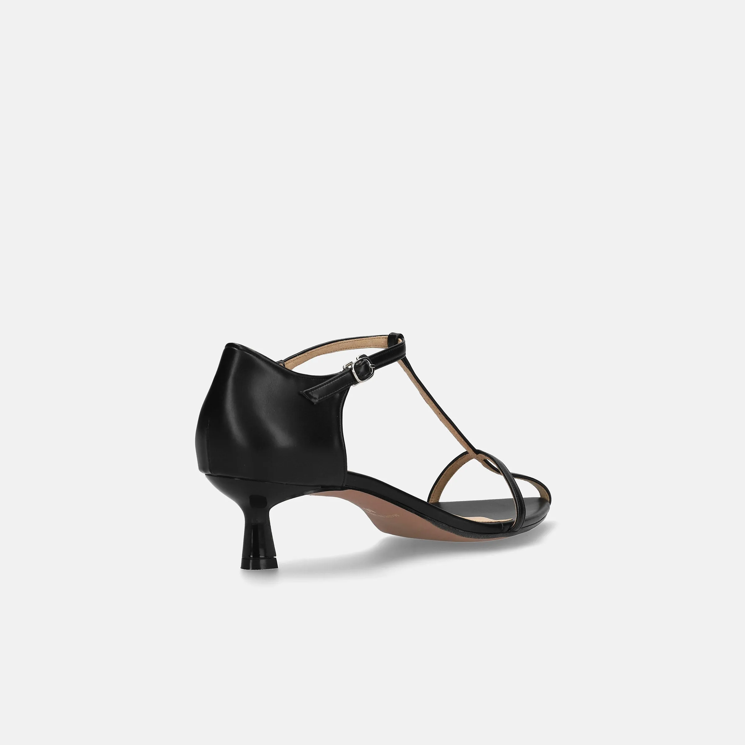 15% OFF: 2024SS: T-strap pointed sandals (m50011) Black