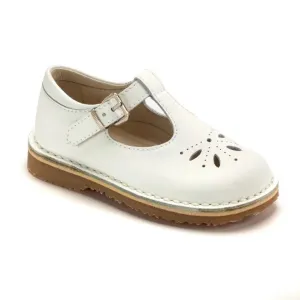559 - White Sahara Girls T Sandal Shoe