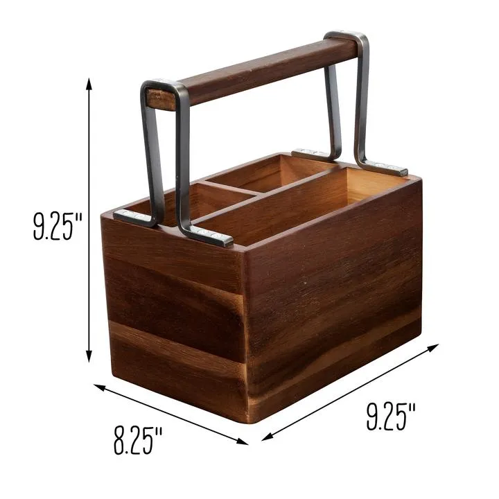 ACACIA CUTLERY CADDY