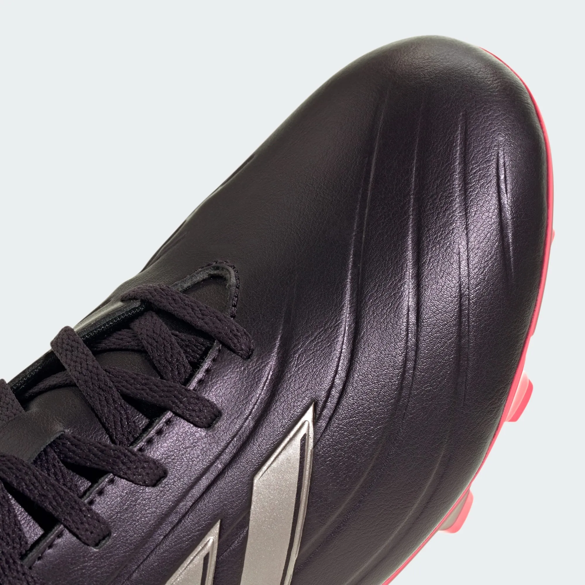 adidas Copa Pure 2 Club Flexible Ground Soccer Shoes | Aurora Black-Platinum Metallic-Turbo | Men's