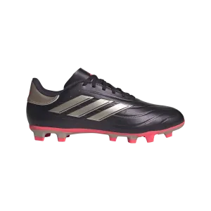 adidas Copa Pure 2 Club Flexible Ground Soccer Shoes | Aurora Black-Platinum Metallic-Turbo | Men's