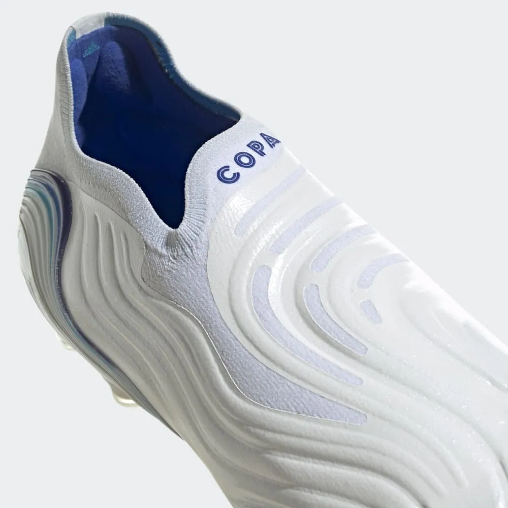 adidas Copa Sense  FG Firm Ground Boots White/Blue