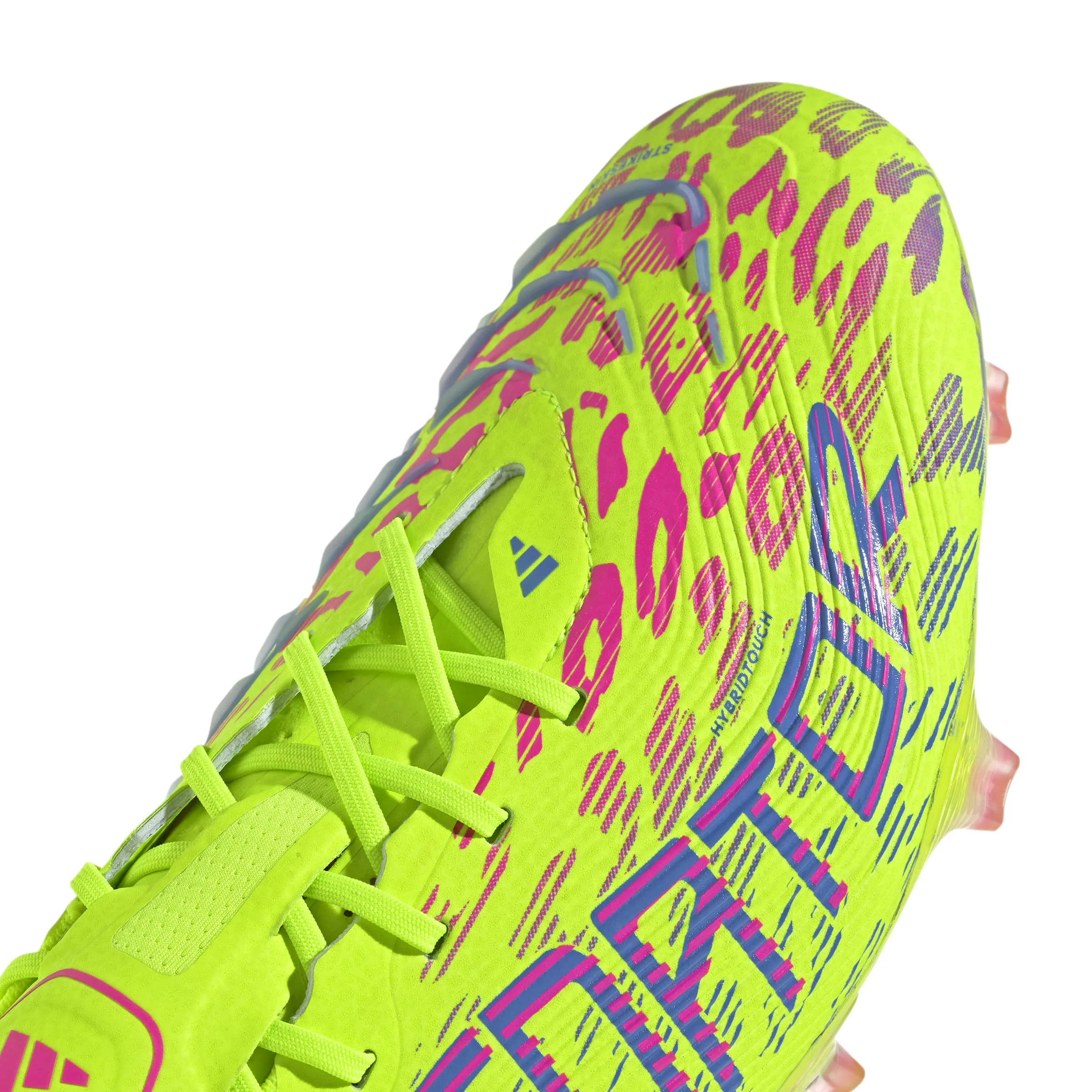 Adidas Predator Elite FG Boots - Lucid Lemon/Lucid Pink/Blue Fusion
