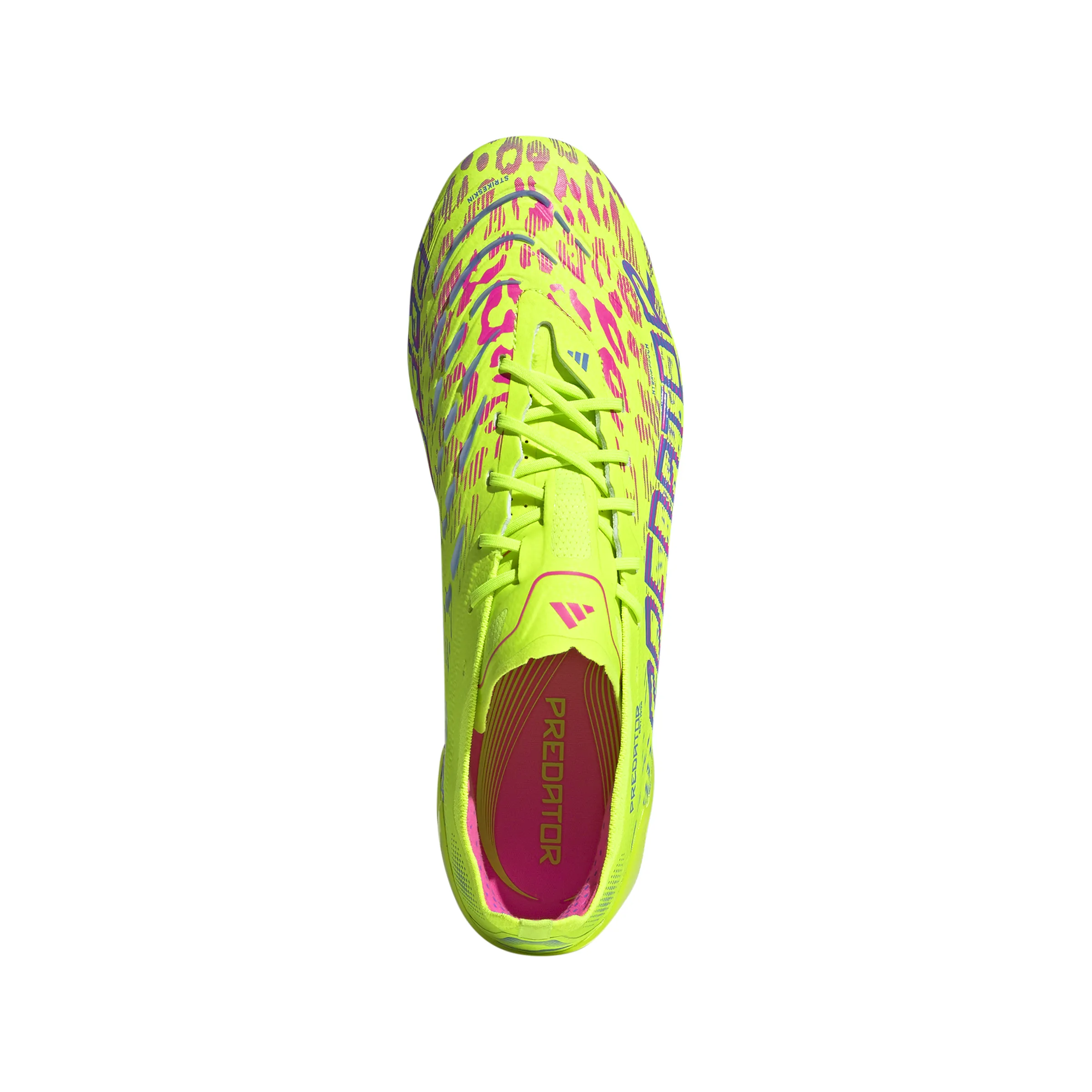 Adidas Predator Elite FG Boots - Lucid Lemon/Lucid Pink/Blue Fusion