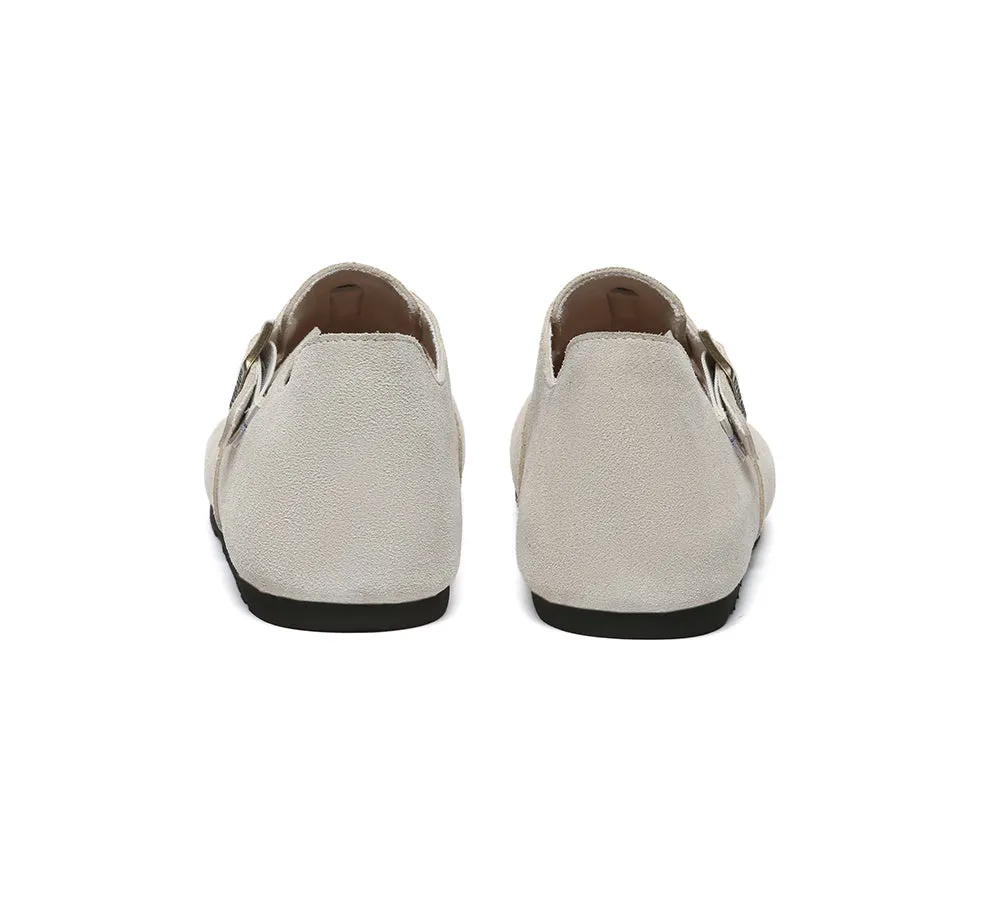 Adjustable Buckled Straps Slip-on Flat Sandals Brooke