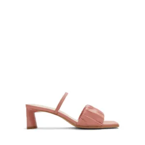 Adreran Women Sling Back Heeled Sandal - Medium Brown