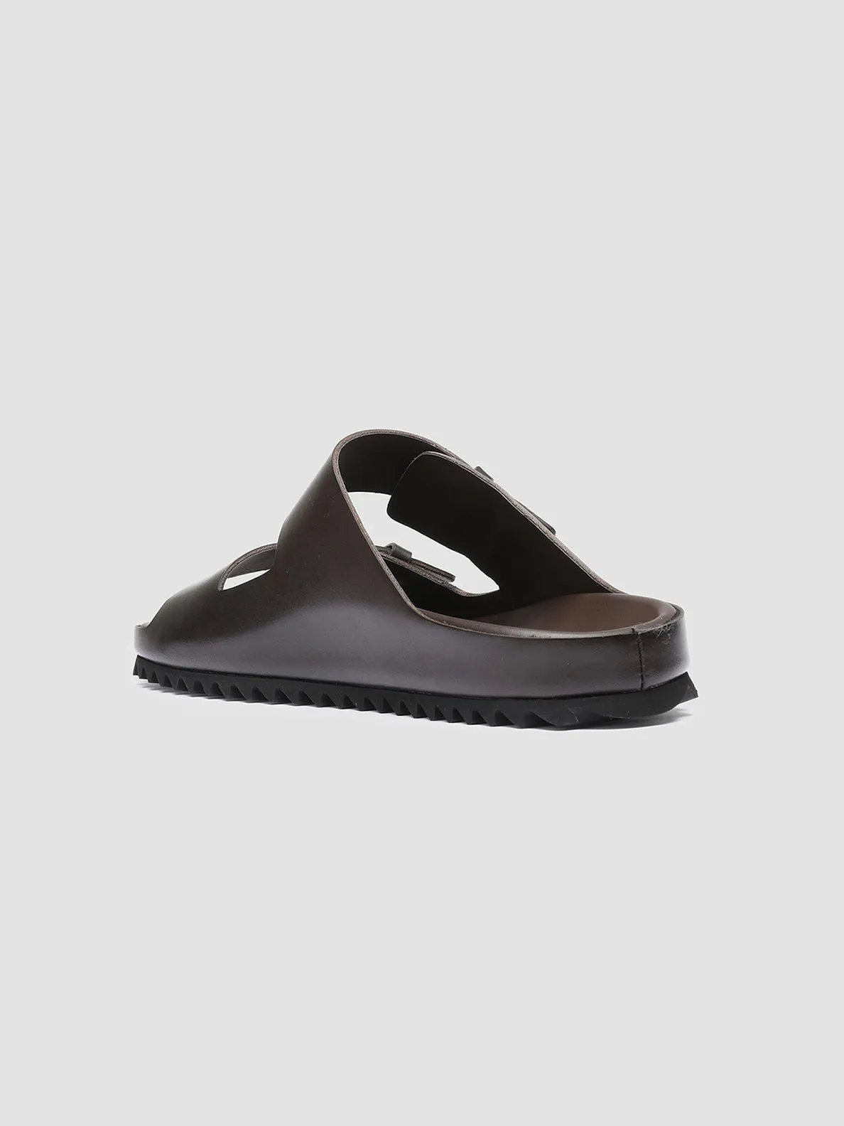 AGORÀ 002 - Brown Leather Sandals