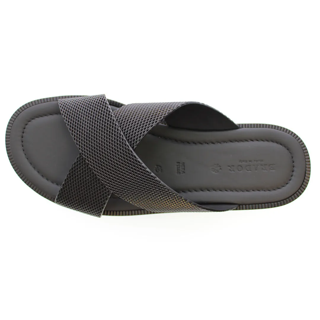 ALIAS BLACK CROSS SANDALS
