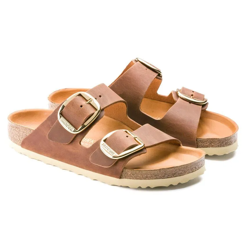 'Arizona Big Buckle' women's slide sandal - Brown