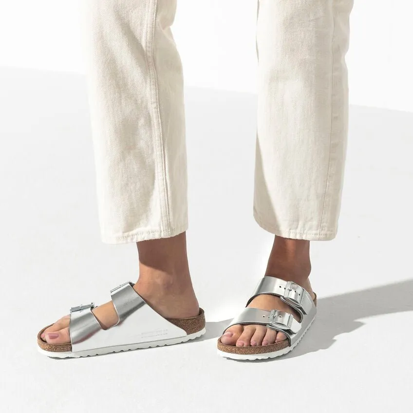 'Arizona BS' women's slide sandal - silver