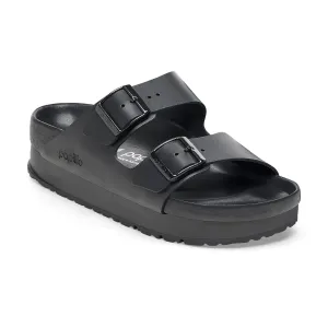 Arizona Exquisite Flex Platform Black Smooth Leather