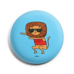 Badge   Fridge Magnet / Cool Lion