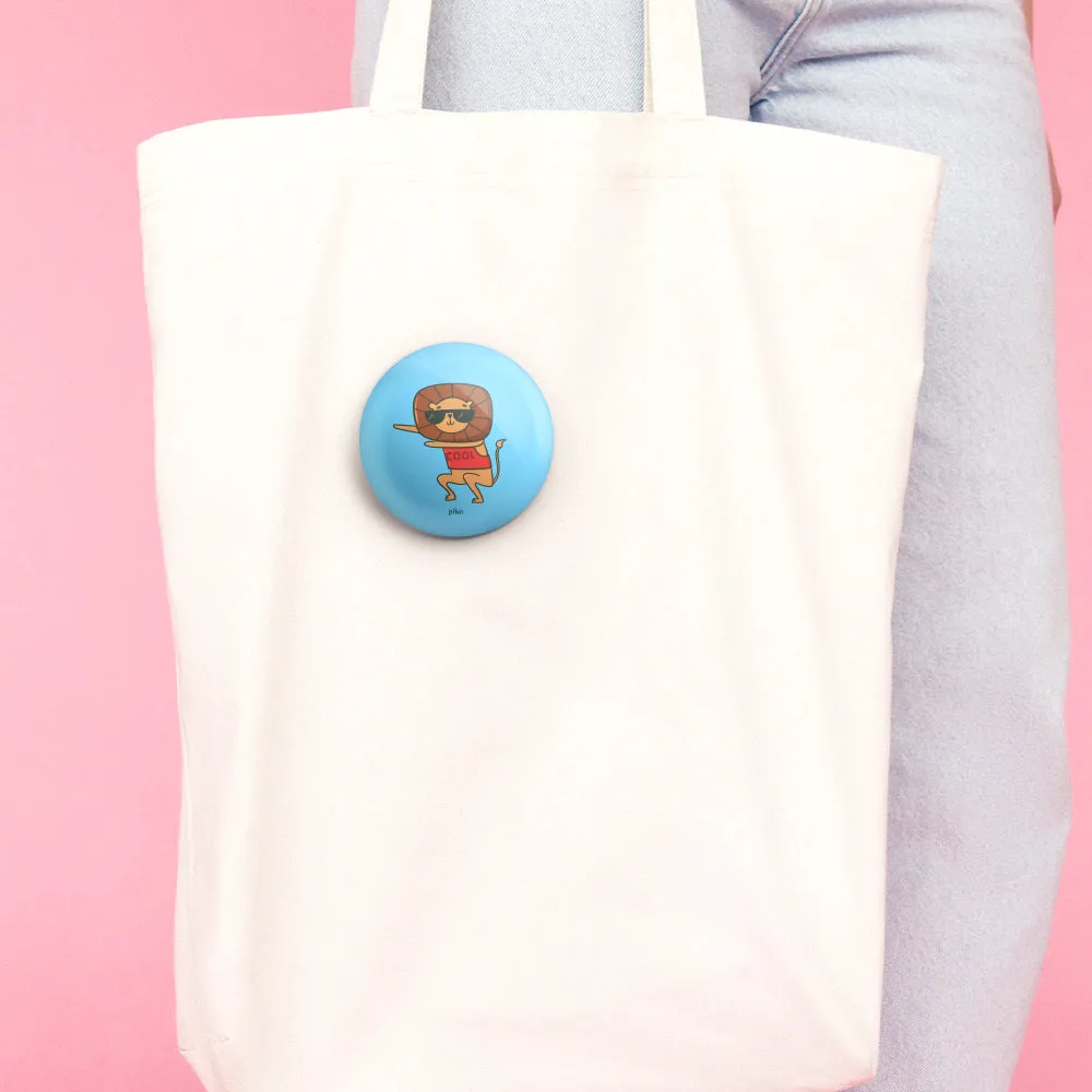 Badge   Fridge Magnet / Cool Lion