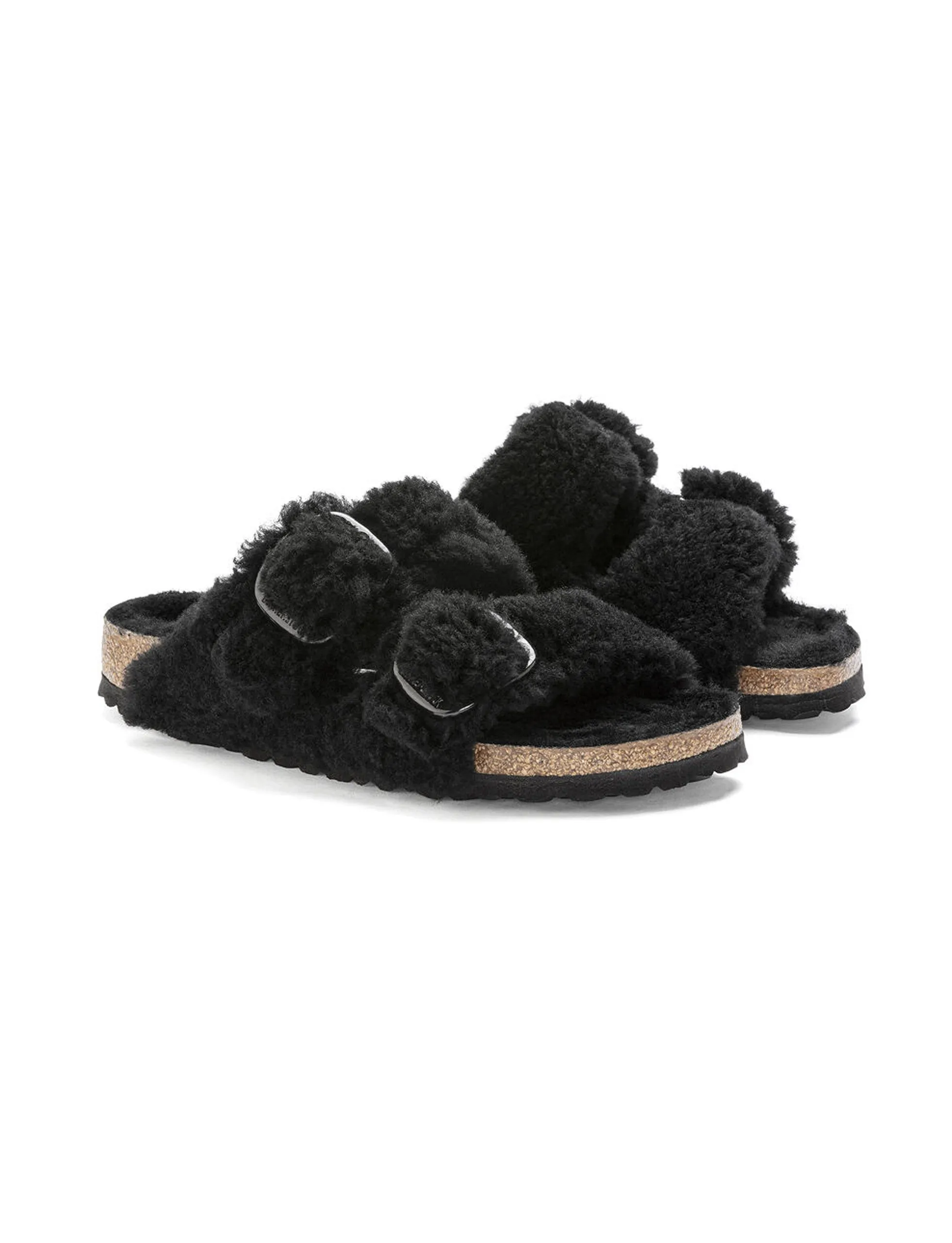 BIRKENSTOCK Arizona Big Buckle Shearling BLACK