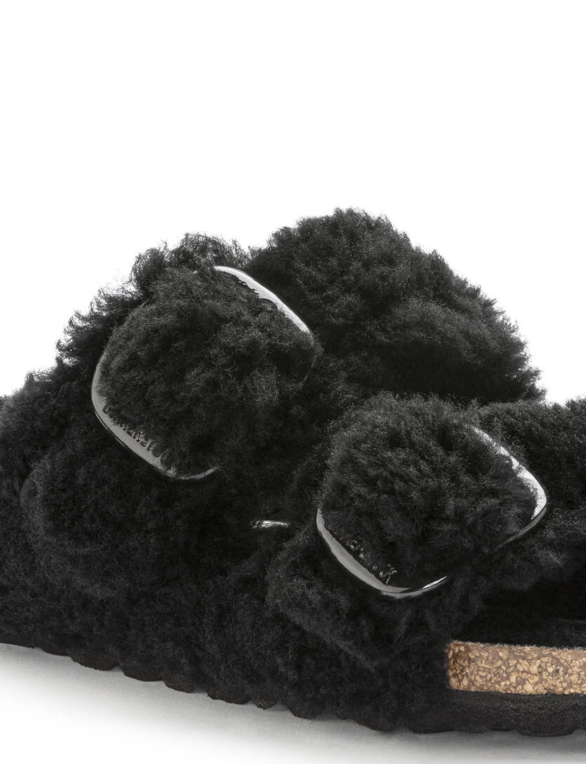 BIRKENSTOCK Arizona Big Buckle Shearling BLACK