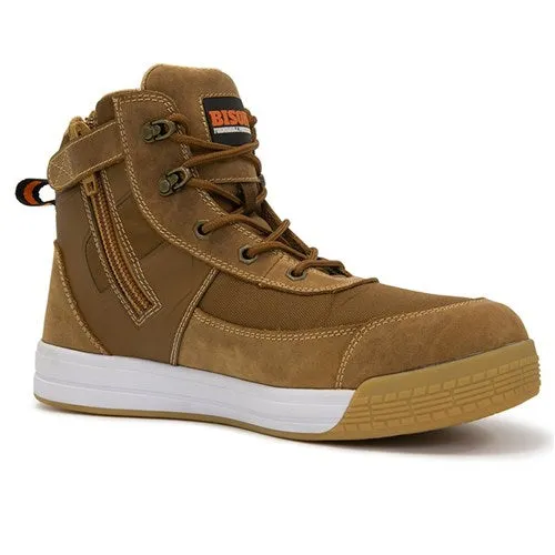 Boot Dune Zip Side, Lace Up (Tan)