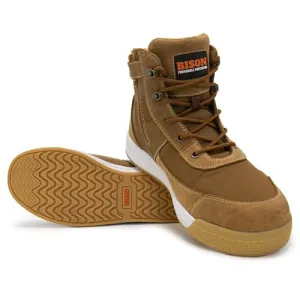 Boot Dune Zip Side, Lace Up (Tan)