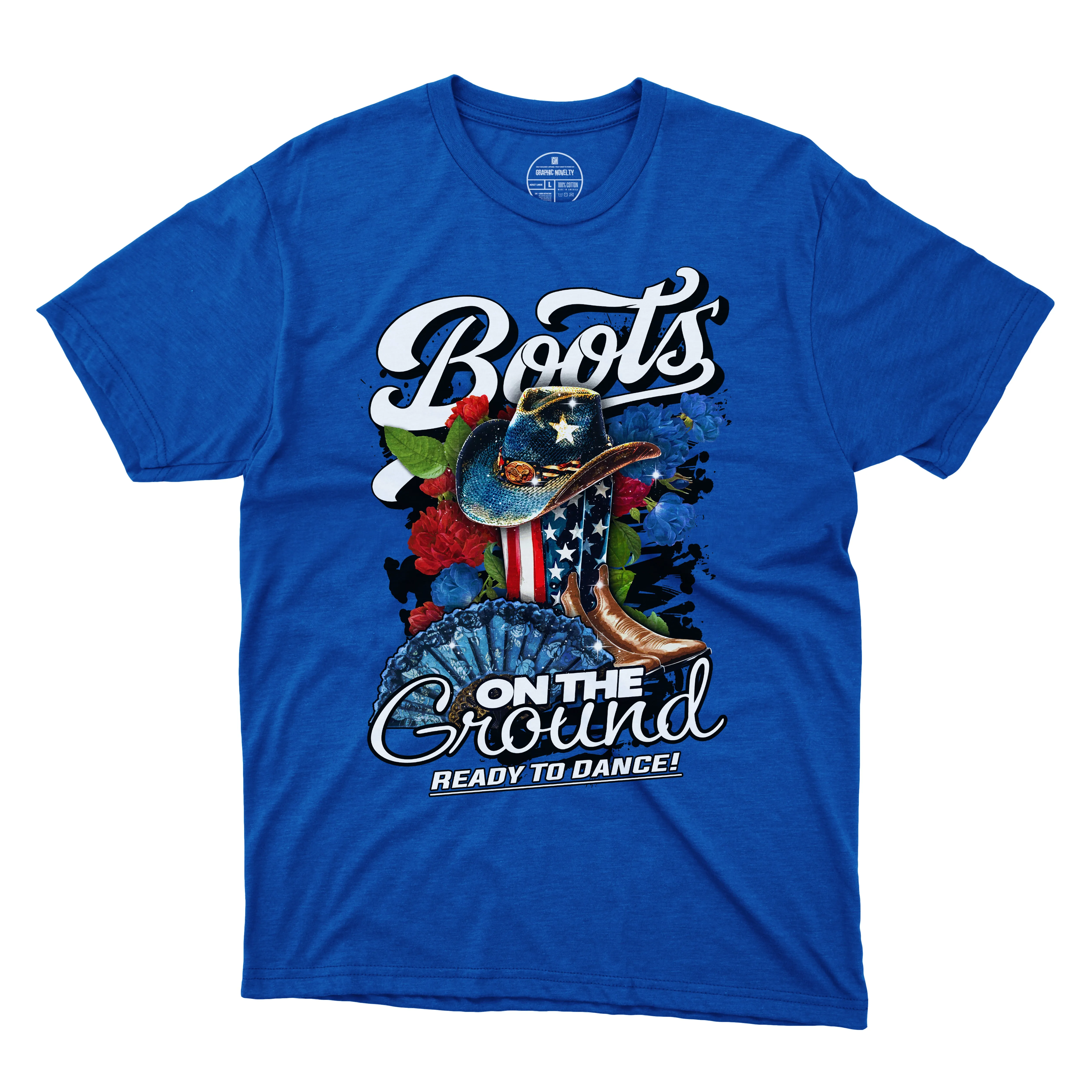 Boots On The Ground T-Shirt 001 USA (Women's)