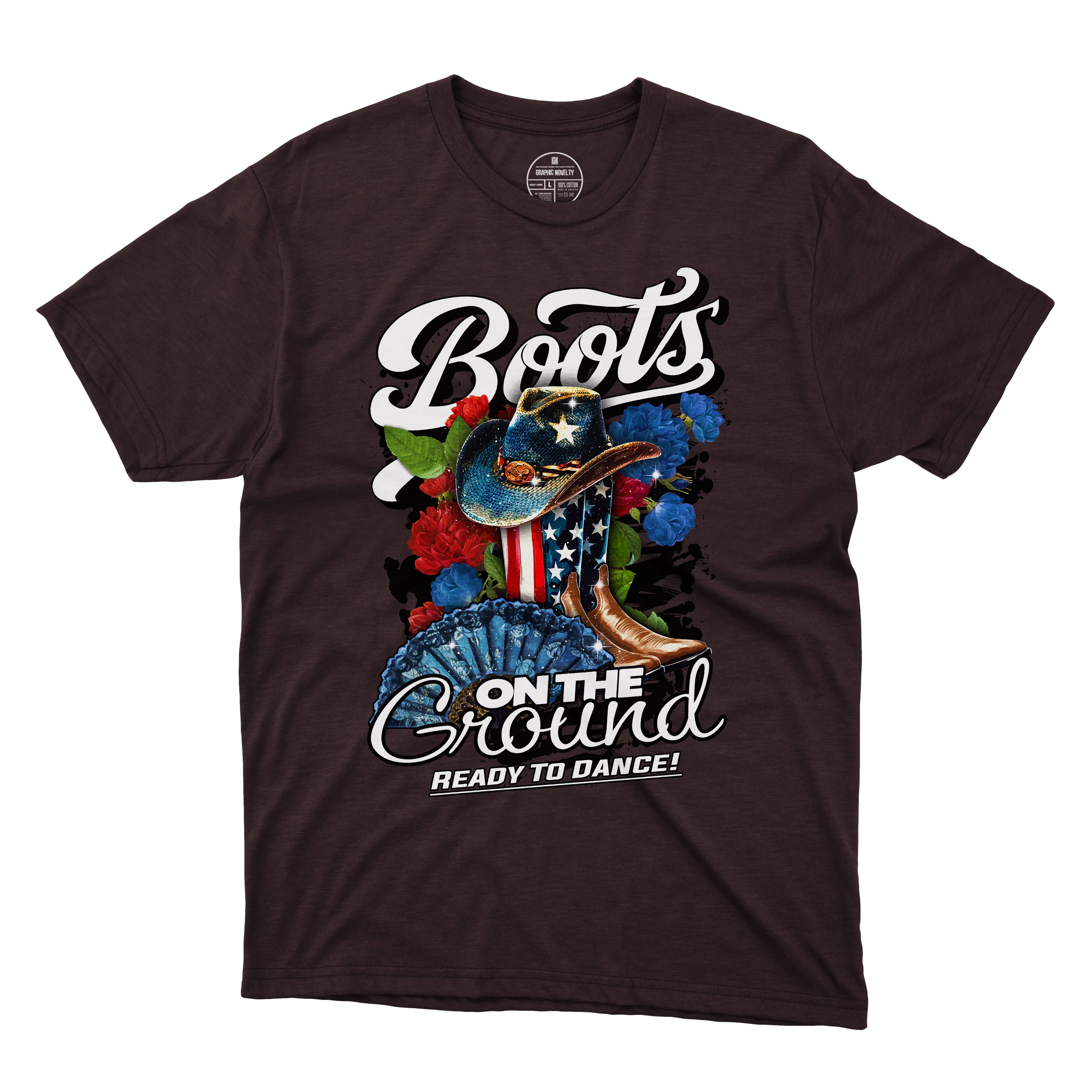 Boots On The Ground T-Shirt 001 USA (Women's)