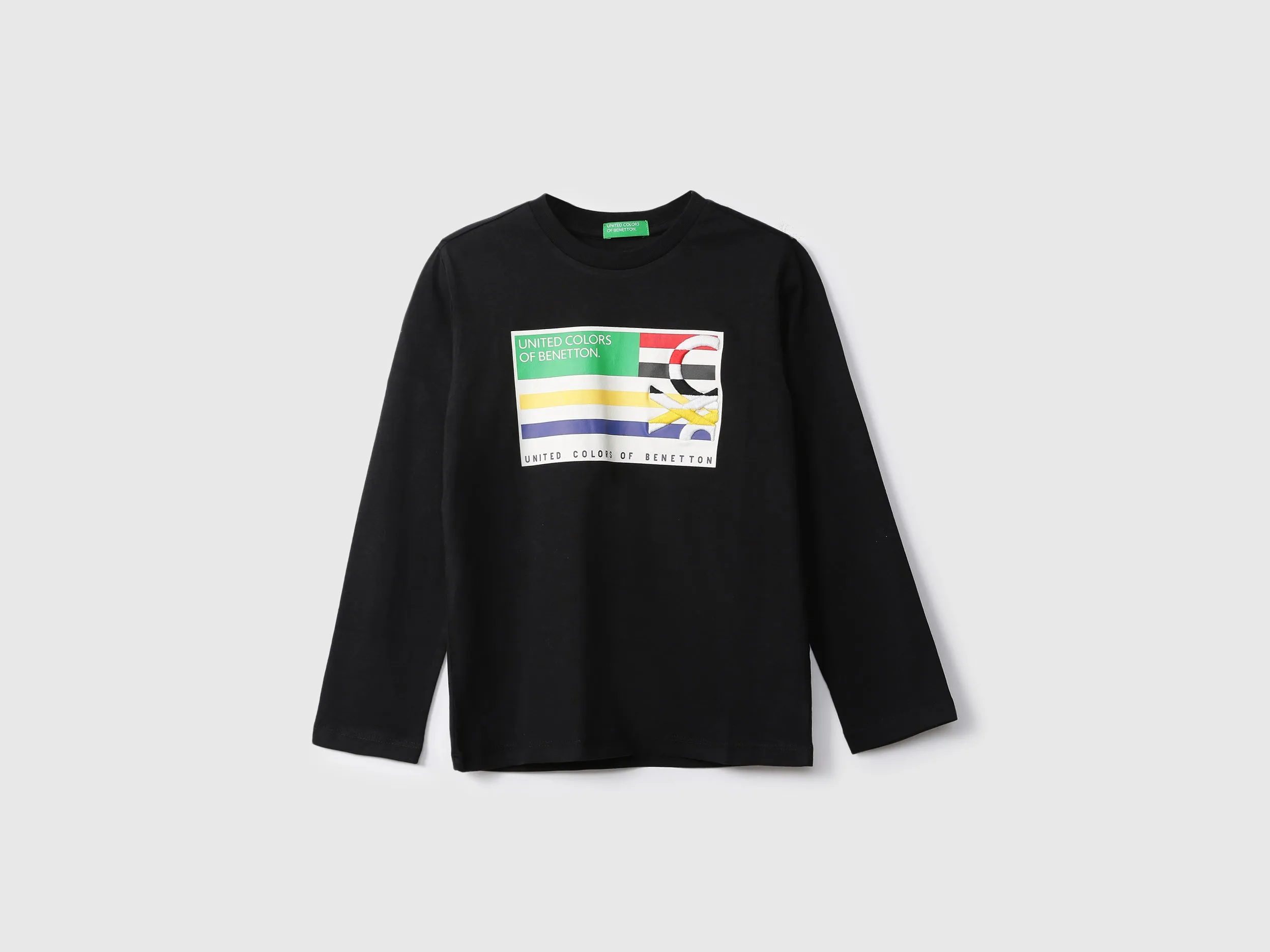 Boys Black Printed Regular T Shirt