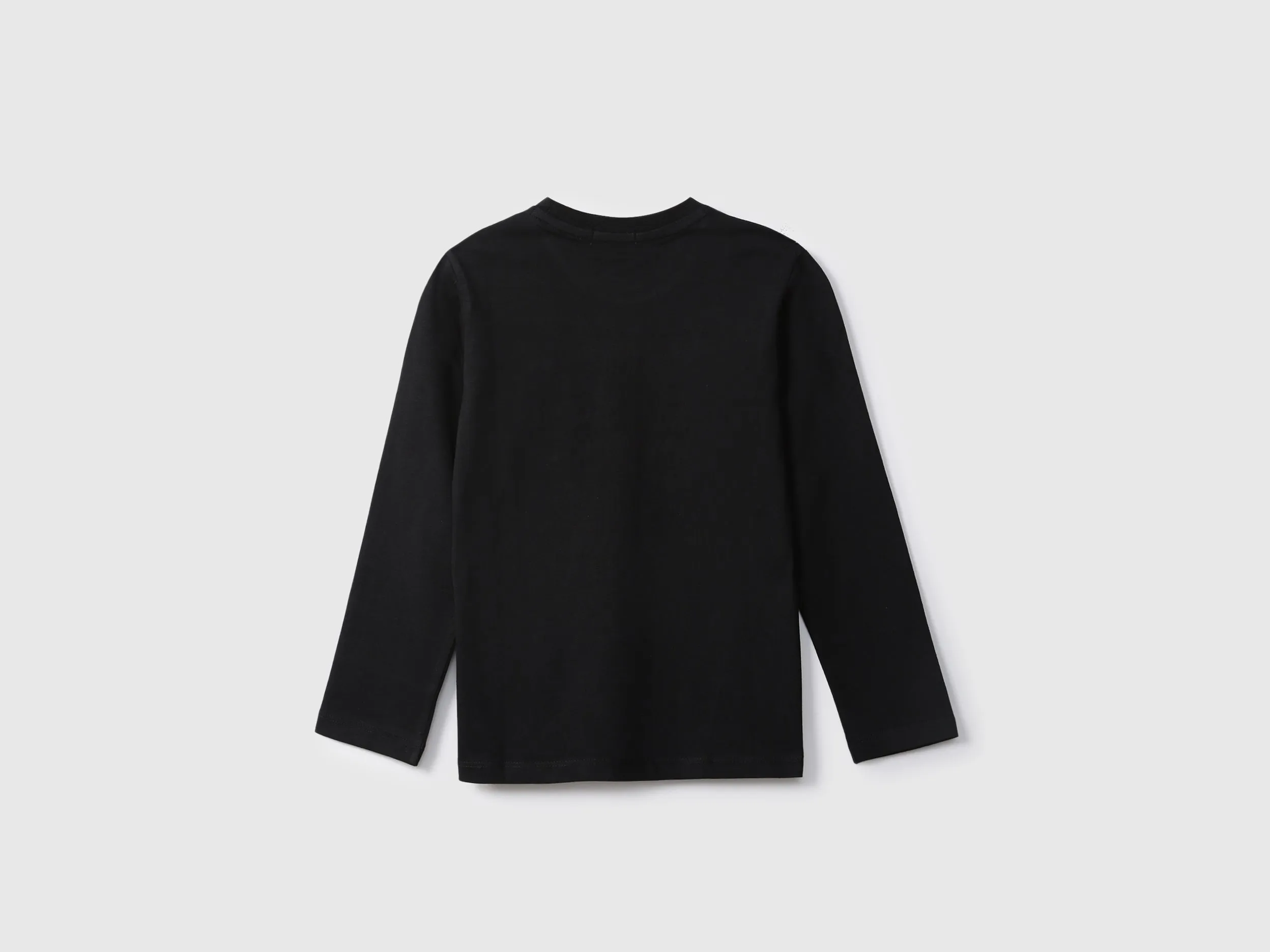 Boys Black Printed Regular T Shirt