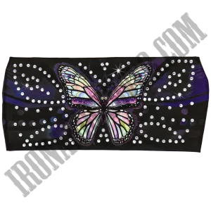 Butterfly Rhinestone Crystal Headband Wrap