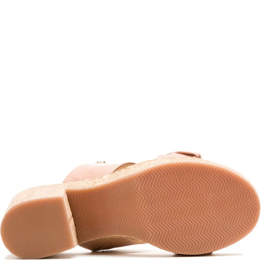 Cafe Creme Poppy Ruched Slides