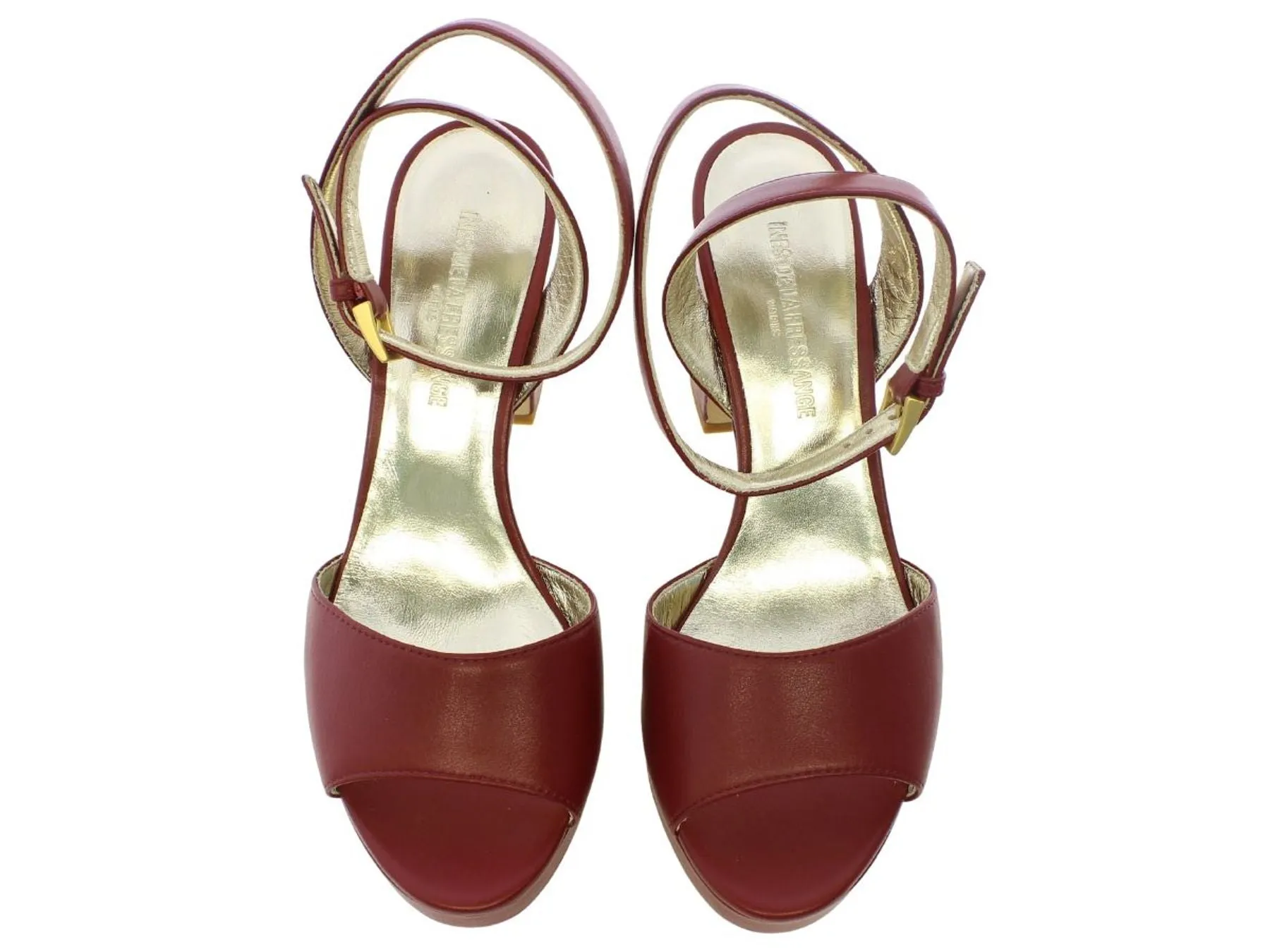 Cardinal red platform sandal