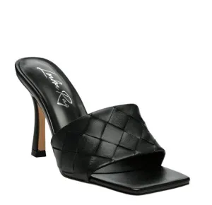 Carmen High Heeled Woven Square Toe Sandal