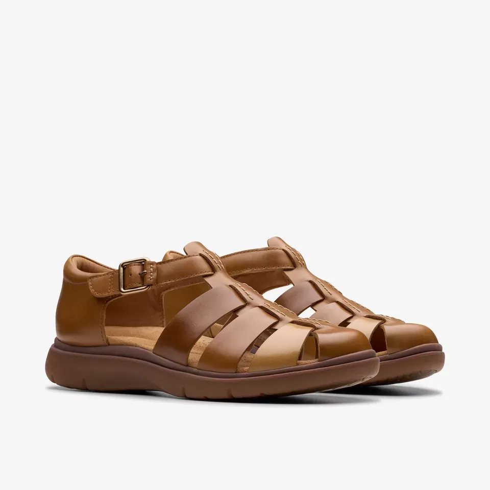 Clarks Women's Certina Sun Dark Tan Combi 26181888