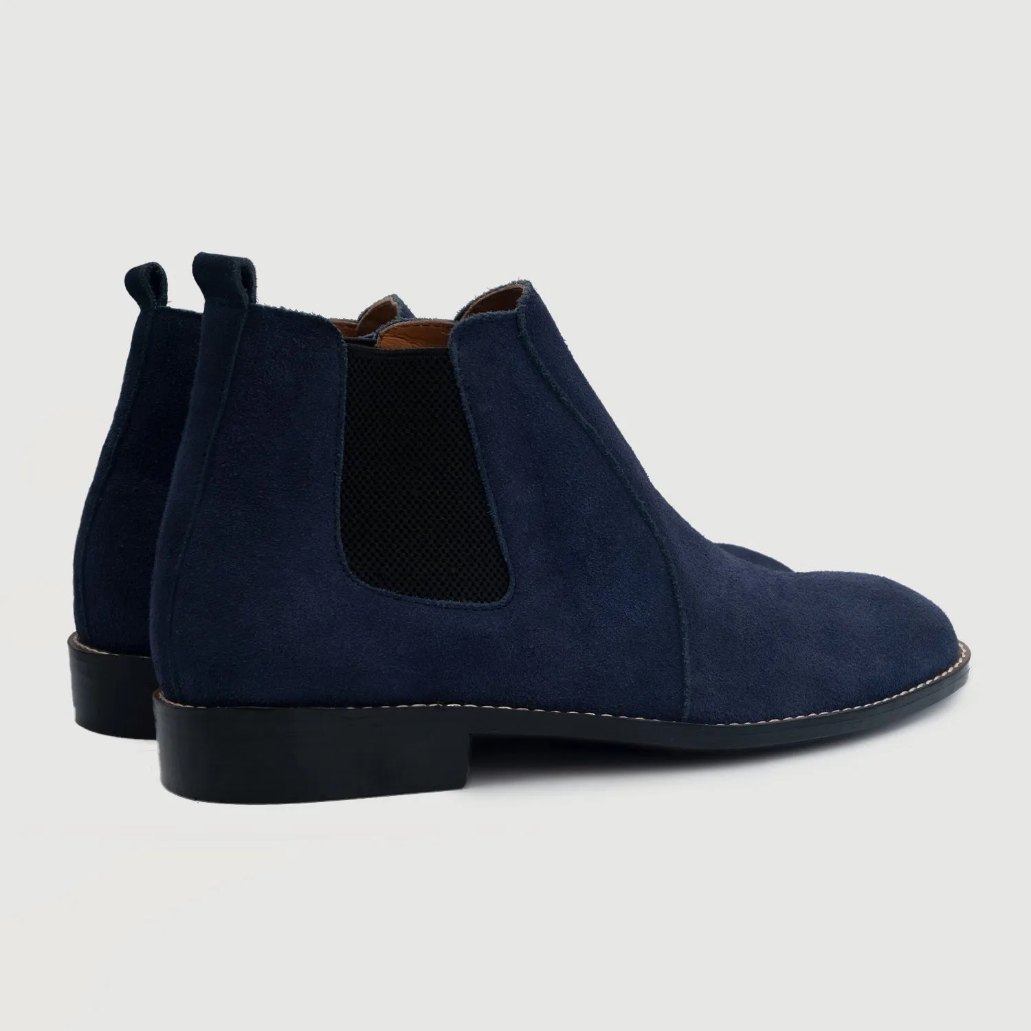 Clarkson Chelsea Midnight Blue Suede Leather Boots