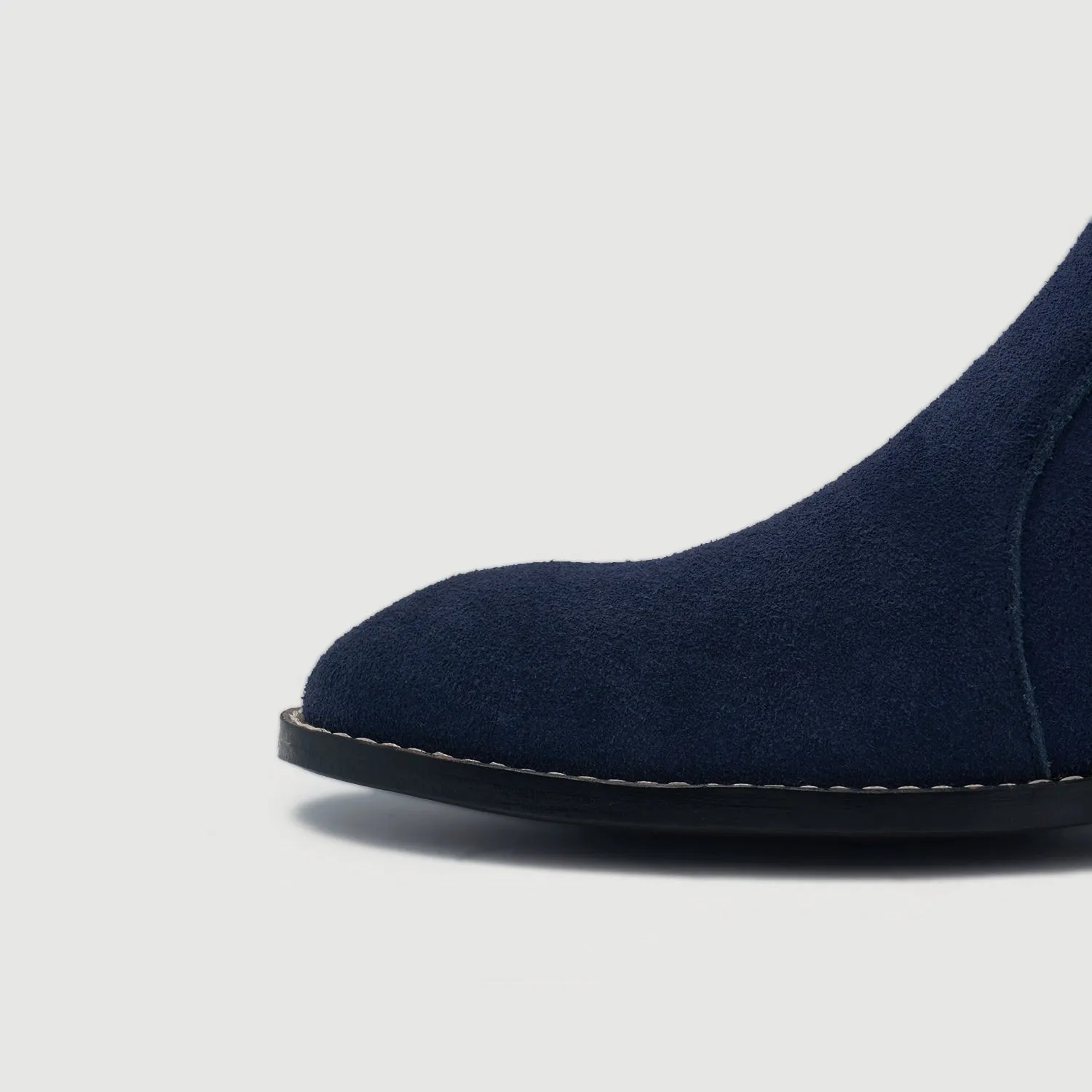 Clarkson Chelsea Midnight Blue Suede Leather Boots
