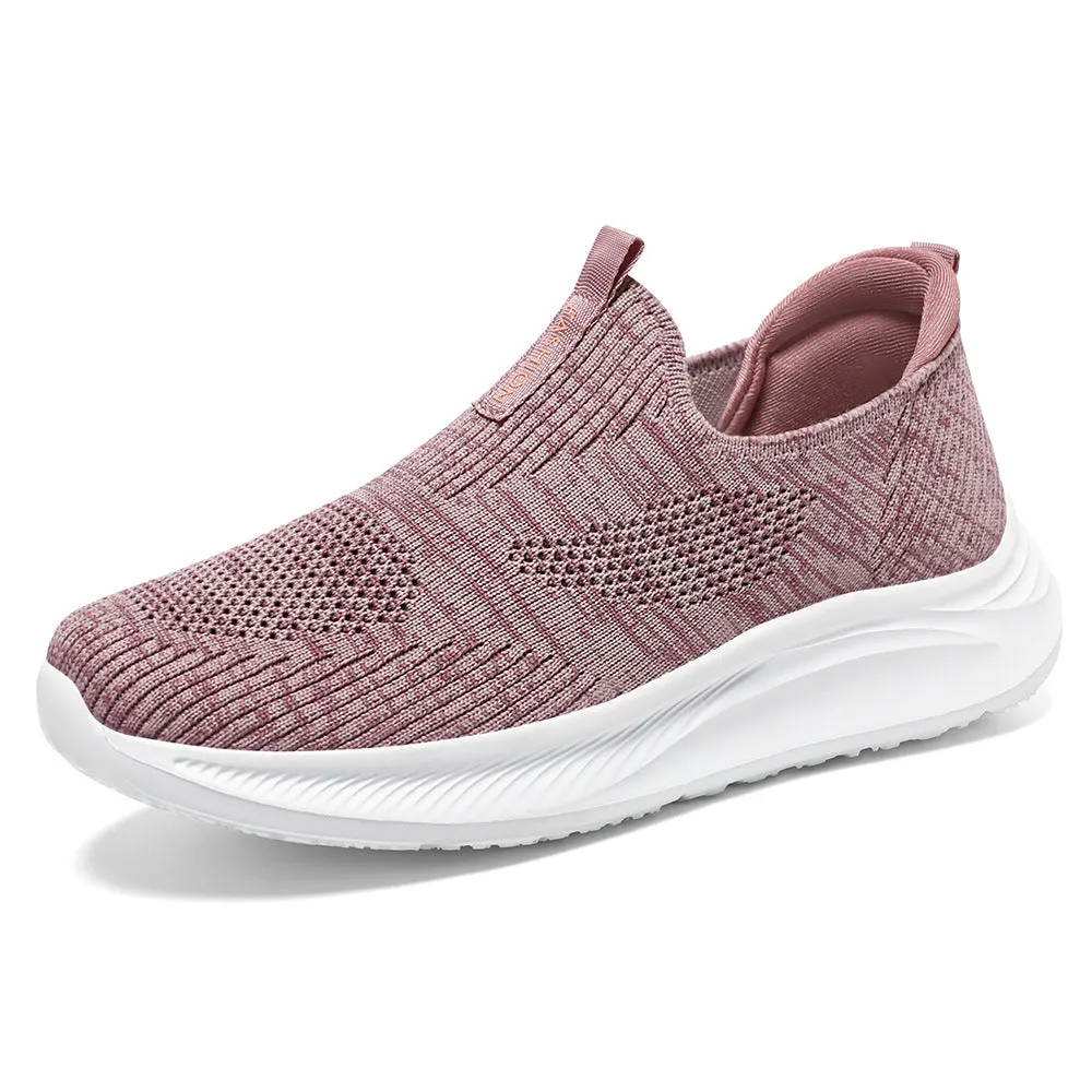 Classic Retro Slip-On Sneakers for Women in Lightweight Design