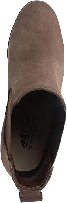 CLIFFS BY WHITE MOUNTAIN Shoes PERCY Women's Boot, BROWN/NUBUCK/LEATHER, 7H M