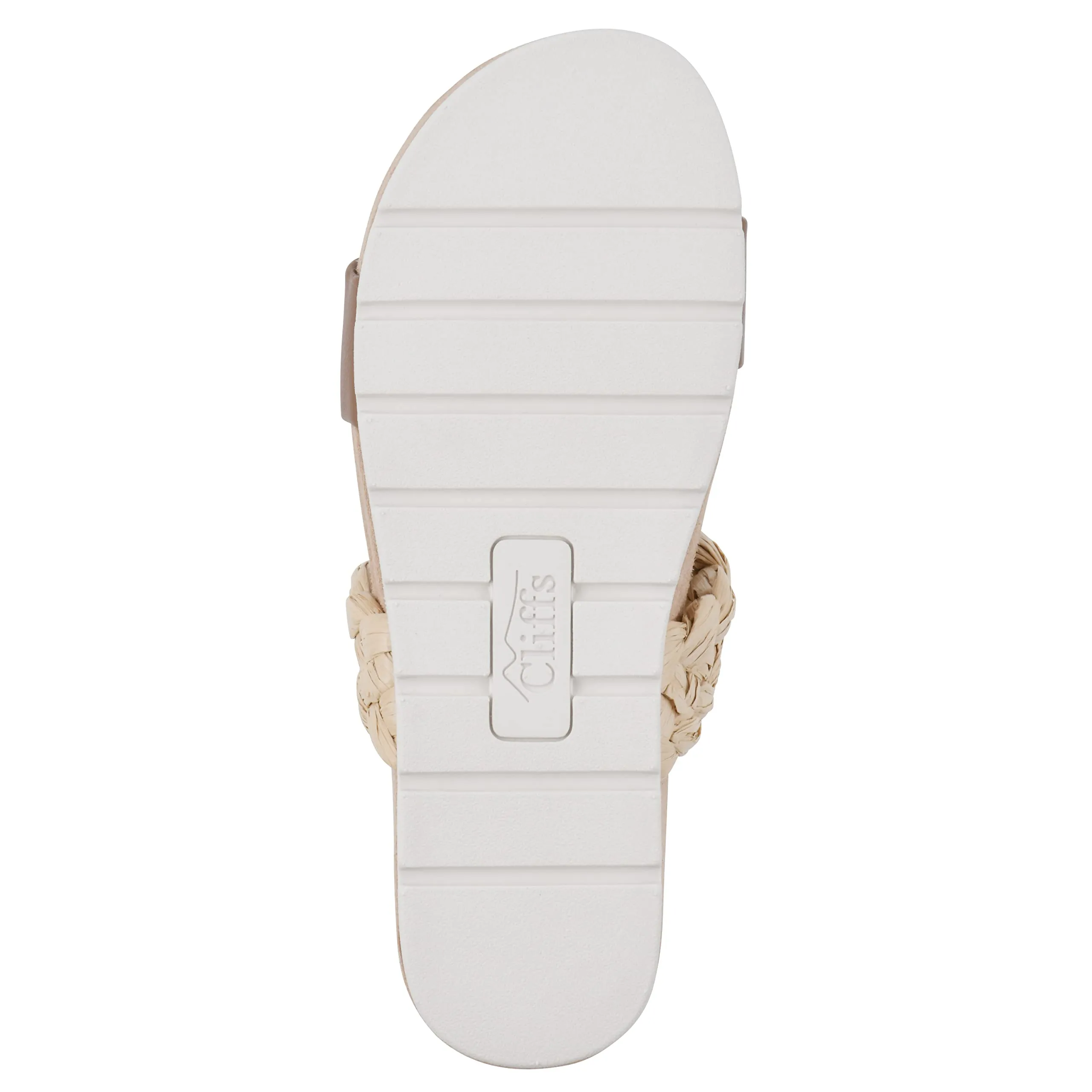 CLIFFS BY WHITE MOUNTAIN Women's Tonic Slide Sandal, Tan/Smooth, 7 M