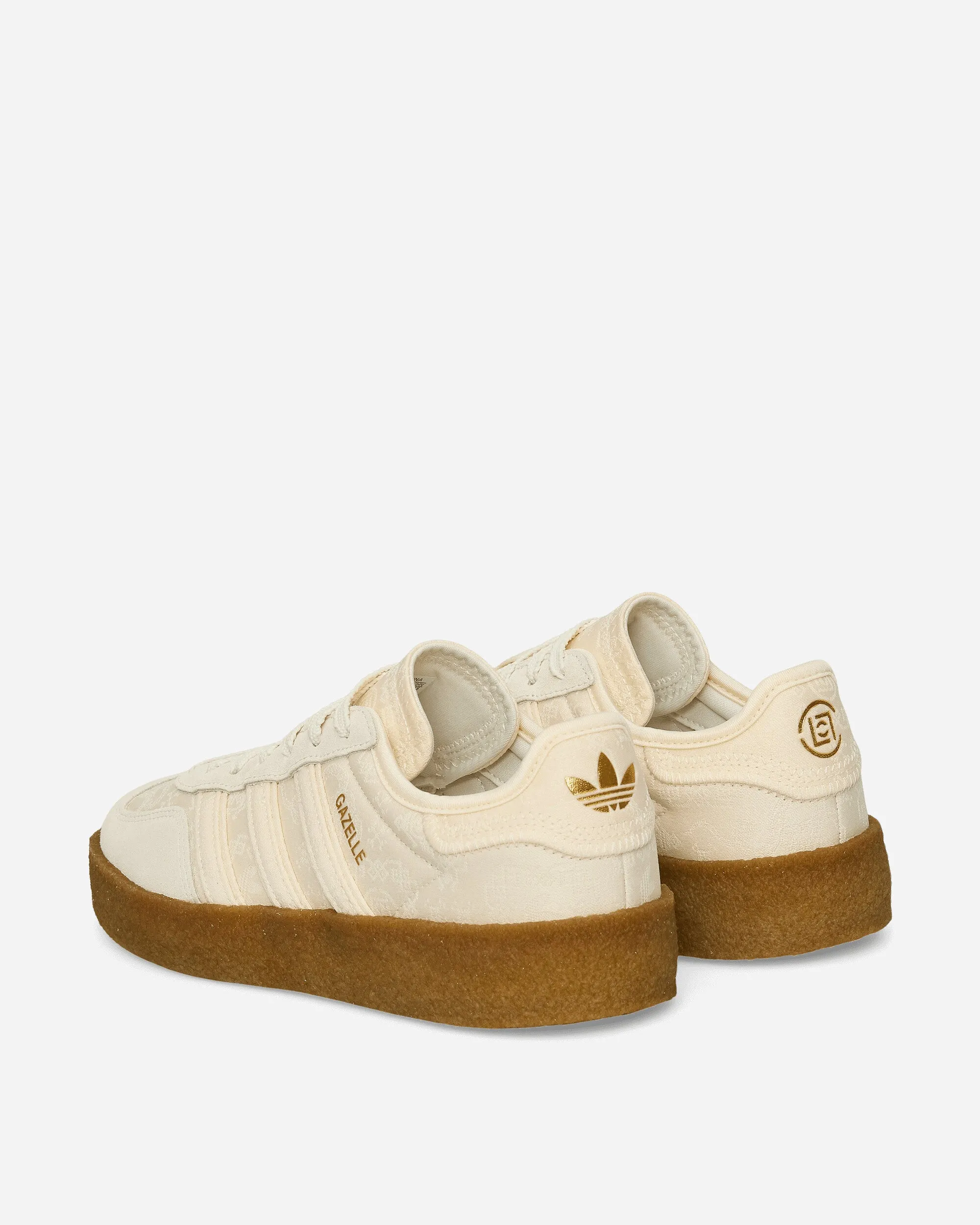 CLOT by Edison Chen Gazelle Sneakers Cream White / Core White