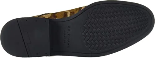 Cole Haan Women's Mara Grand Chls Boot Ankle, Ocelot Black Lthr, 9