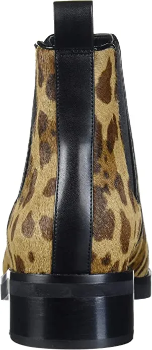 Cole Haan Women's Mara Grand Chls Boot Ankle, Ocelot Black Lthr, 9