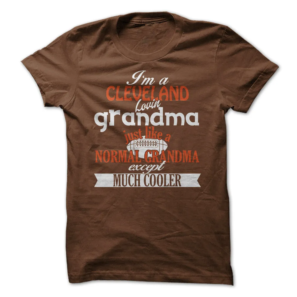 Cool Cleveland Football Grandma