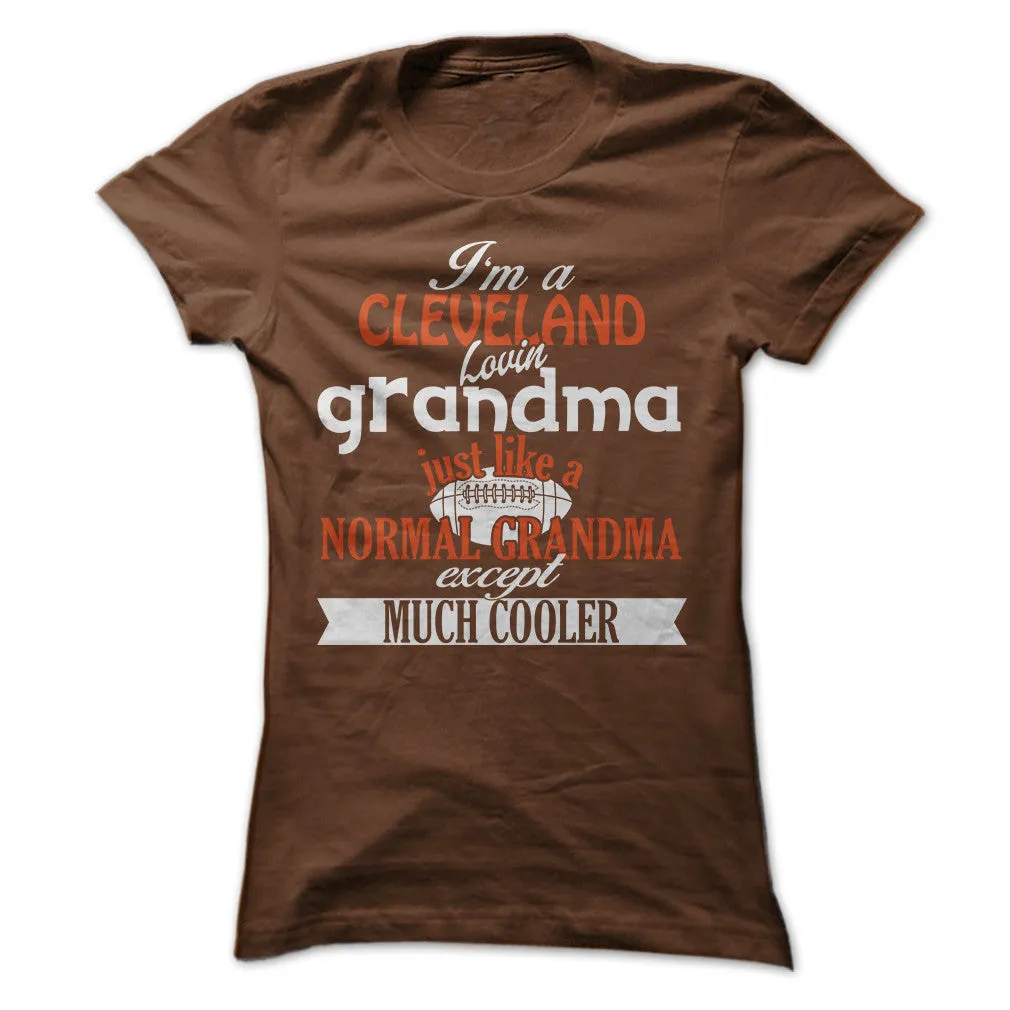 Cool Cleveland Football Grandma