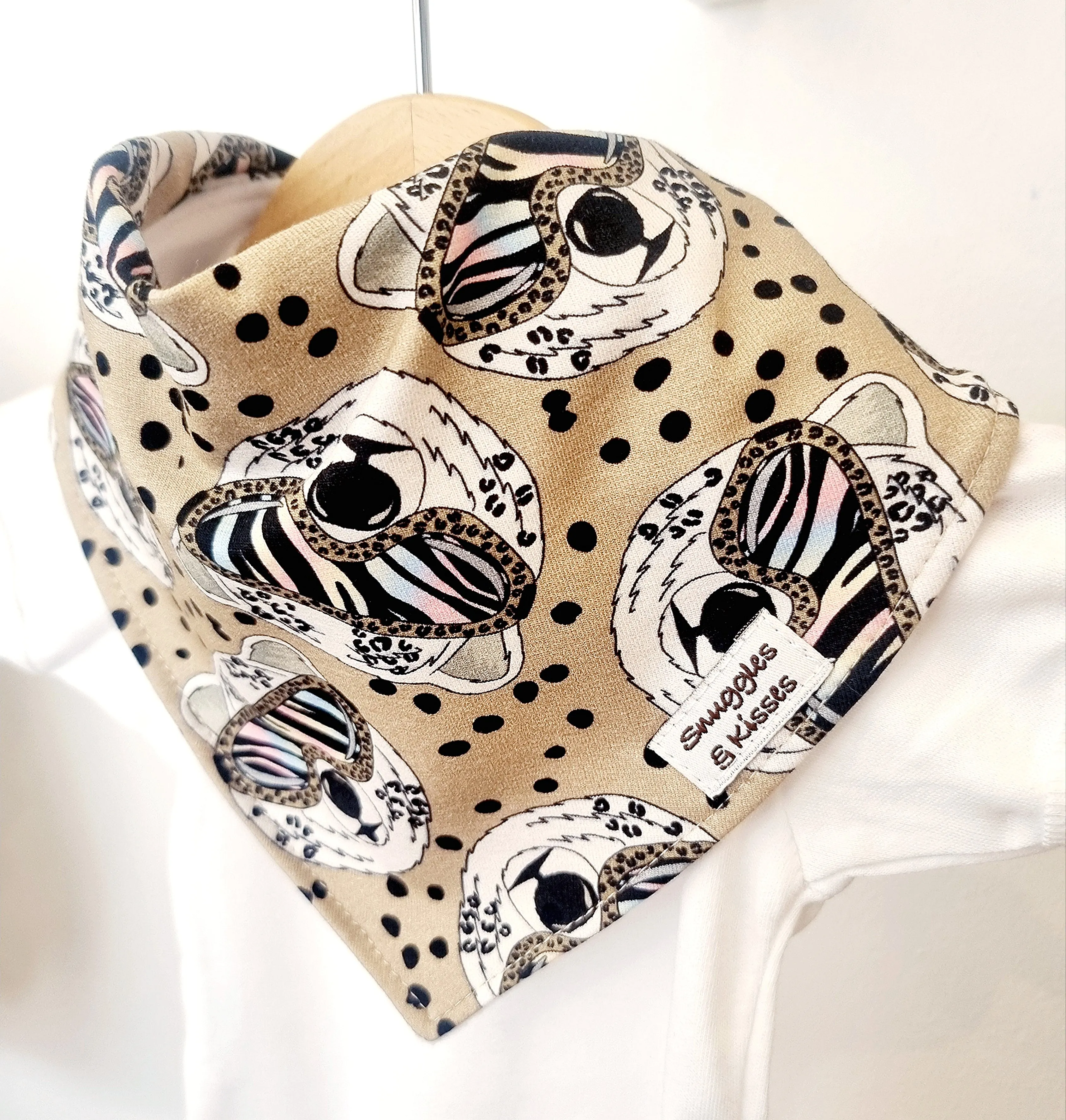 Cool Shades Print Dribble Bib