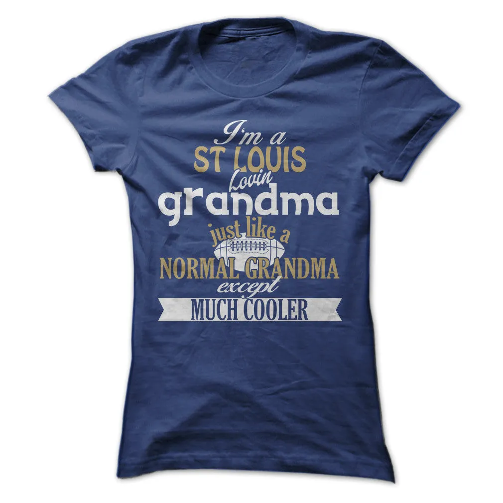 Cool St Louis Football Grandma