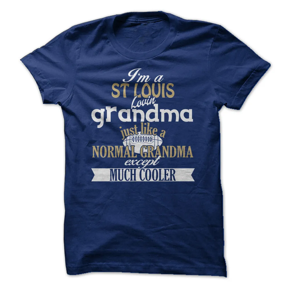Cool St Louis Football Grandma