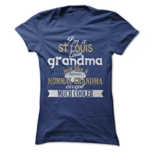 Cool St Louis Football Grandma