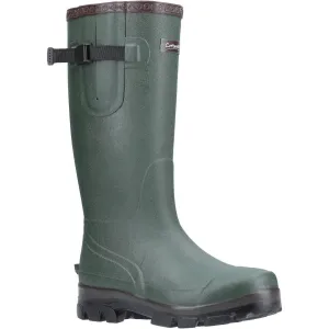 Cotswold Grange Neoprene Green Wellington Boots