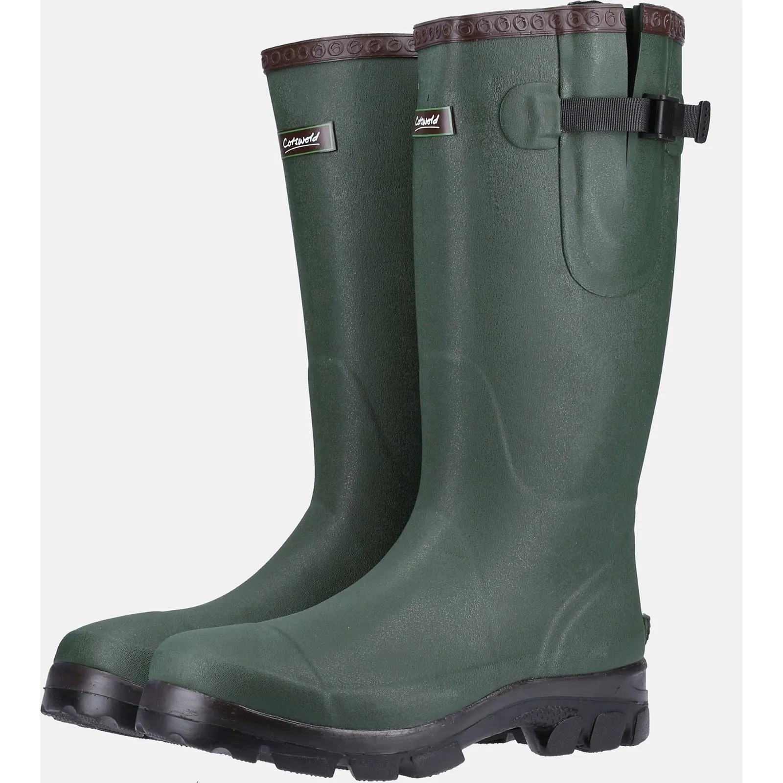 Cotswold Grange Neoprene Green Wellington Boots