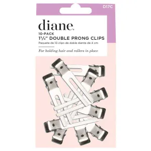 DIANE DOUBLE PRONG CLIPS 10- PACK D17C  (60)
