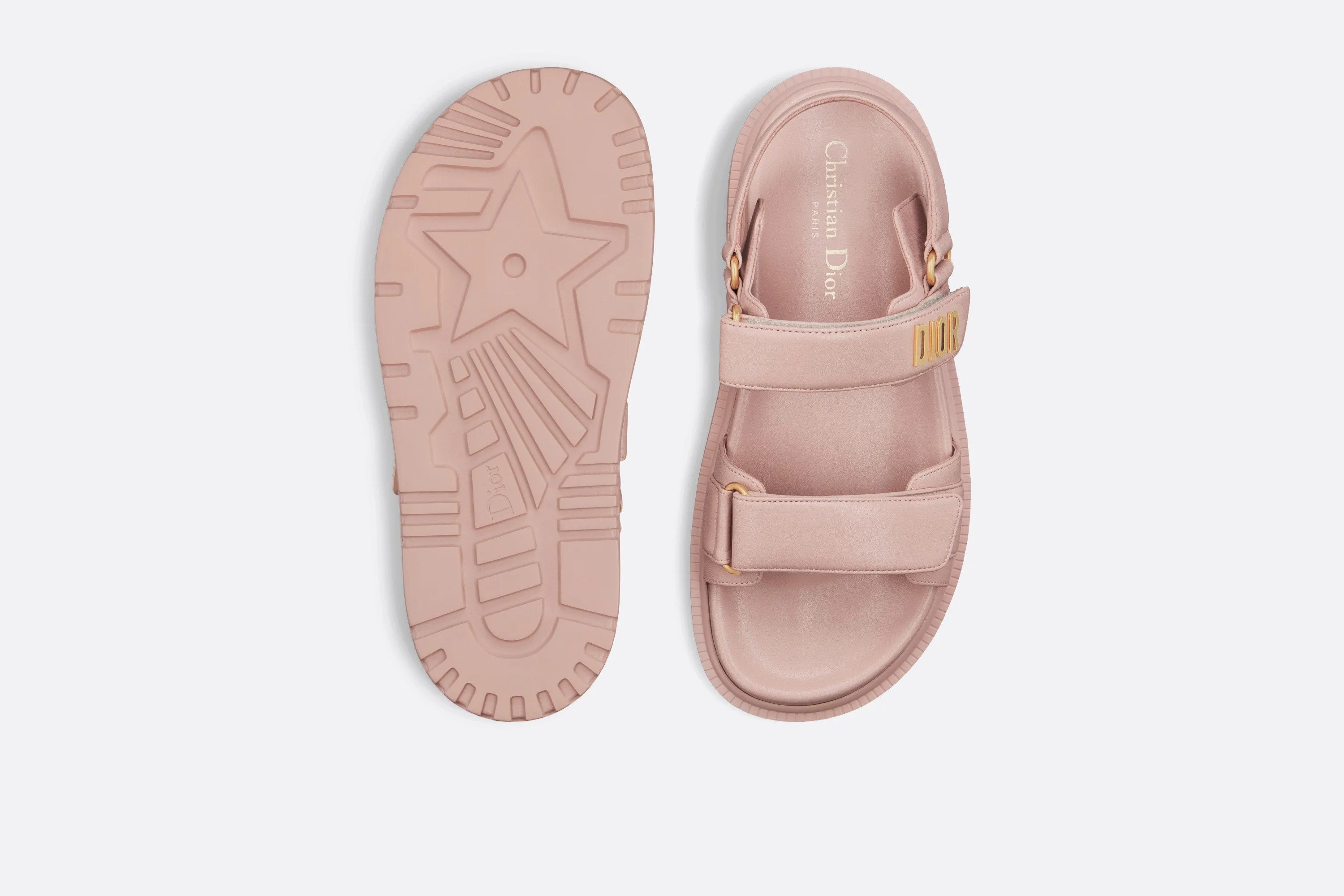 Dioract Sandal • Nude Pink Lambskin
