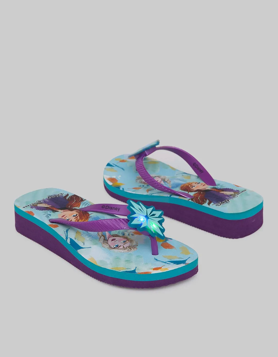 Disney Flip Flops Lighted Frozen