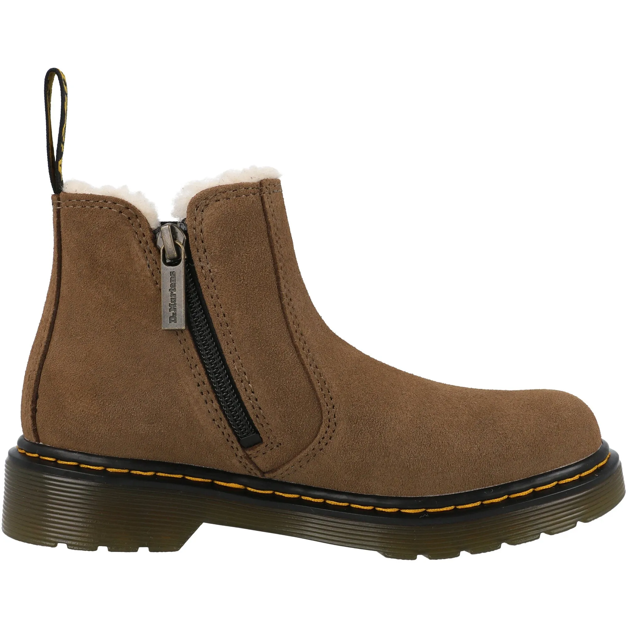 Dr Martens 2976 Leonore Dark Khaki Chelsea Boots